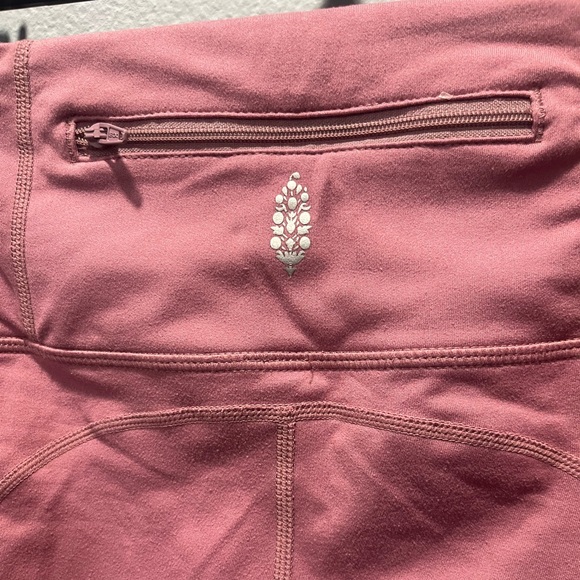NWOT Free People XS Out Of Your League Legging Tibetan Rose Pink High Rise - Picture 8 of 9